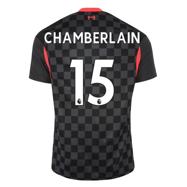 Camiseta Liverpool NO.15 Chamberlain Tercera Equipación 2020-2021 Negro